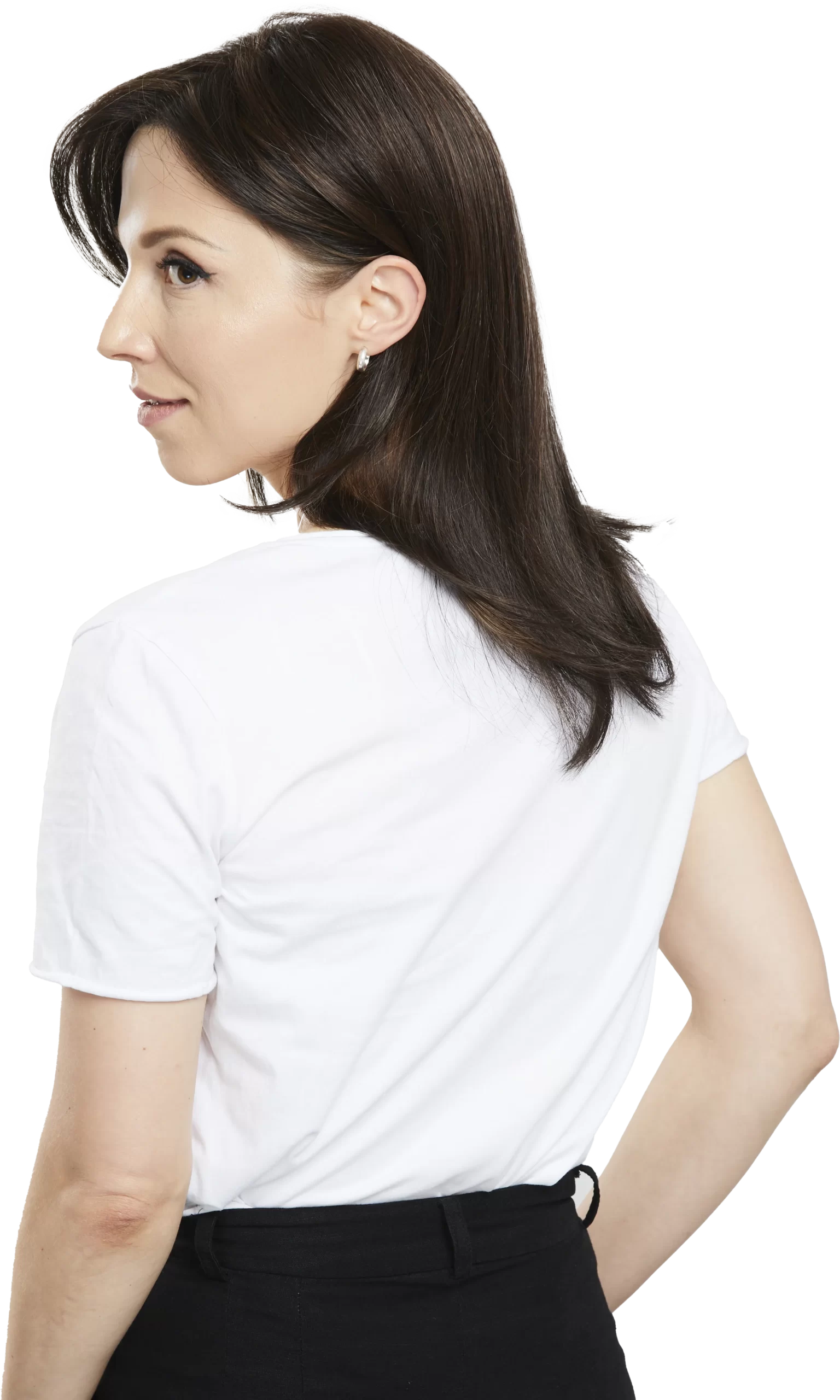 Gina Mocca peruka bok